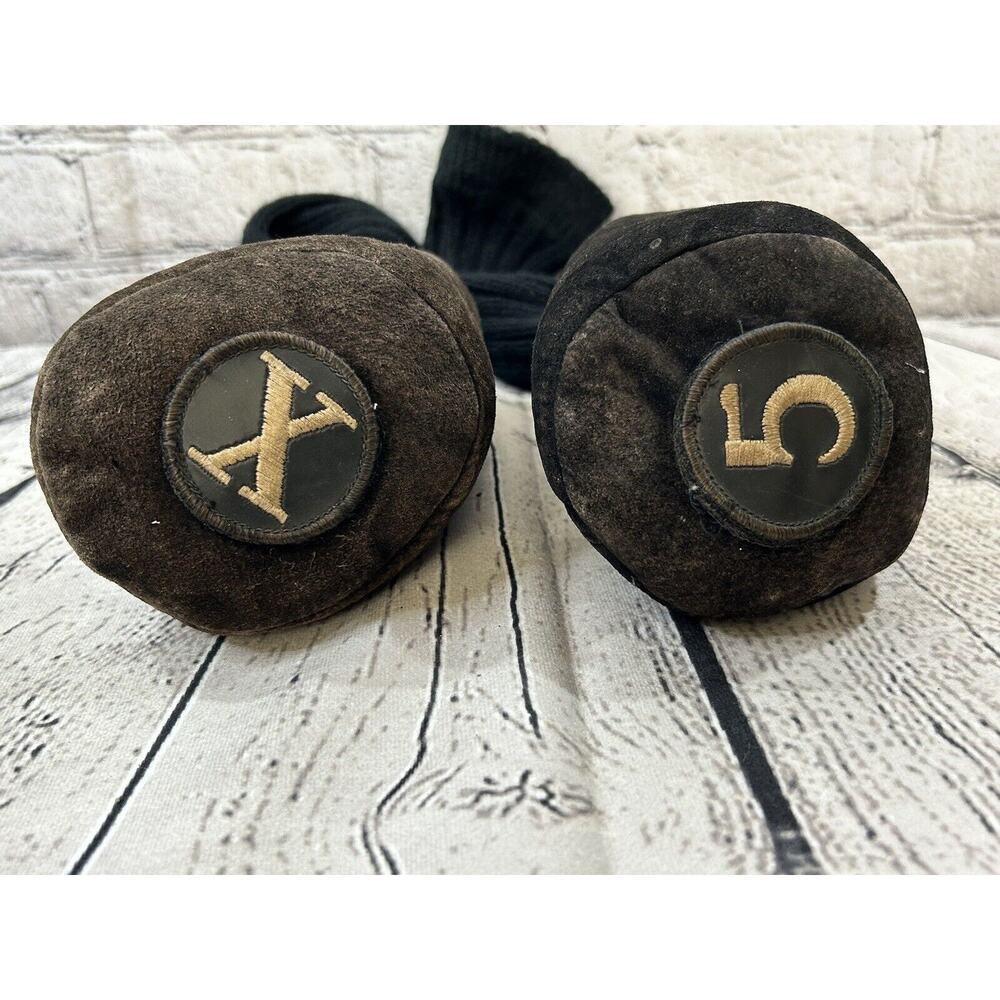 Dunlop Golf Club Head Covers X & 5 Brown